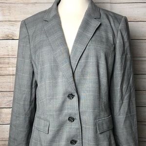 Banana Republic NWT Stretch Career Grey Blazer 14
